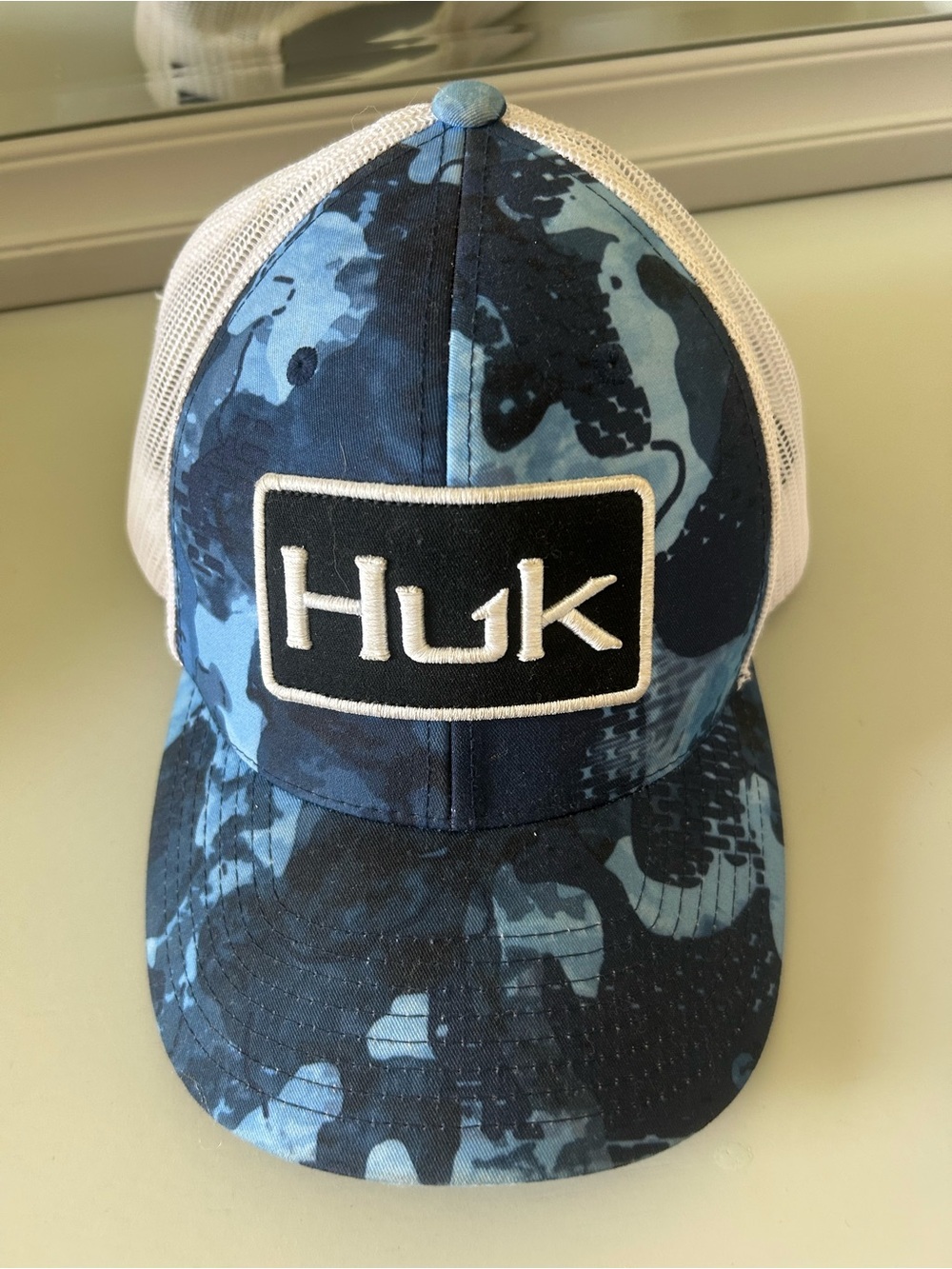 HukBlue Camo Trucker Hat